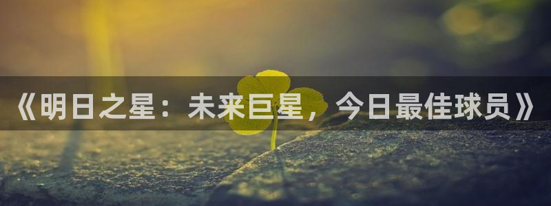 《明日之星：未来巨星，今日最佳球员》