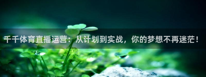 千千体育直播运营：从计划到实战，你的梦想不再迷茫！