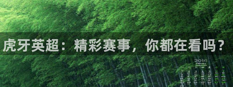虎牙英超：精彩赛事，你都在看吗？